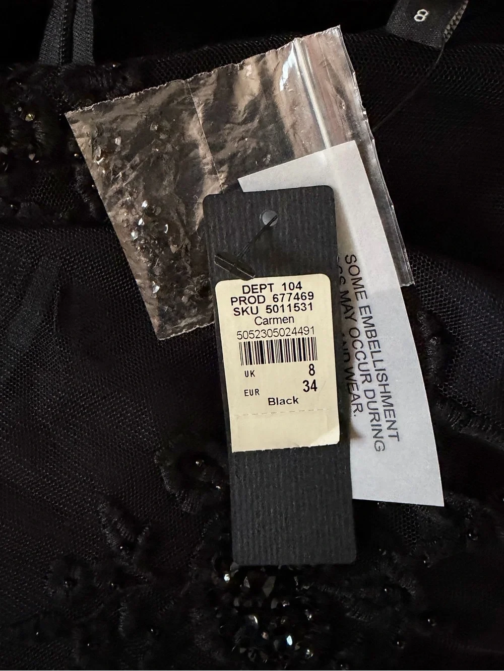 Whimsigoth Black Sheer Mesh Maxi Dress Dark Fairy Lined Witchy NEW WITH TAGS